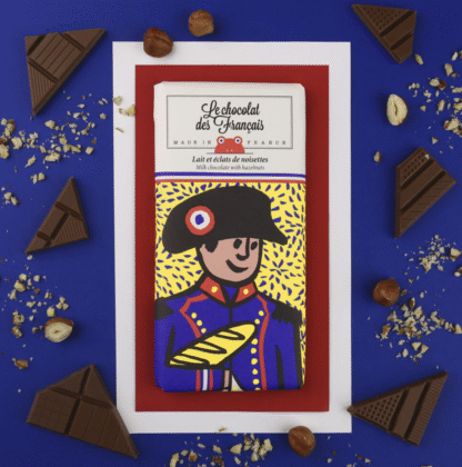 Le Chocolat des Francais - Napoleon / 80g, piim 41% sarapuupähklitega - Image 2