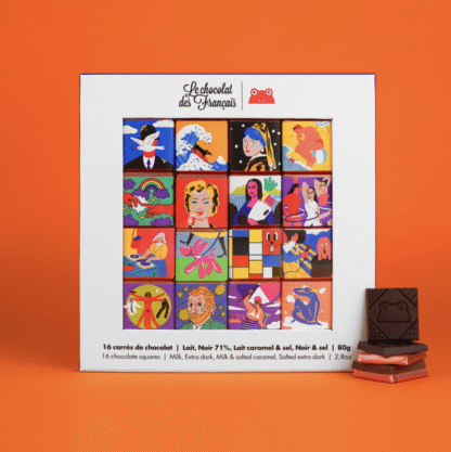 Le Chocolat des Francais - Art / Karbis 16 orgaanilist šokolaadi  (80g)