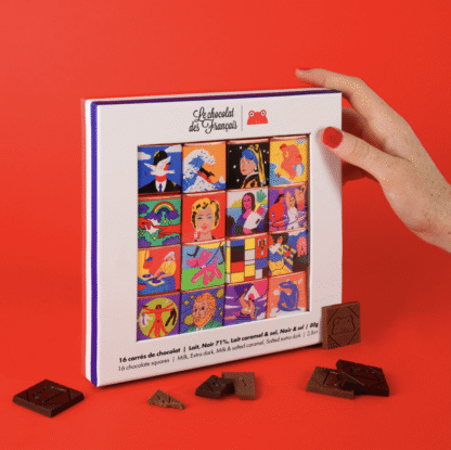 Le Chocolat des Francais - Art / Karbis 16 orgaanilist šokolaadi  (80g) - Image 2