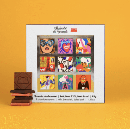 Le Chocolat des Francais - Art / Karbis 9 orgaanilist šokolaadi (45g)