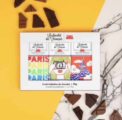 Le Chocolat des Francais - Karbis 3 väikest mahešokolaadibatooni (90g) - Image 3