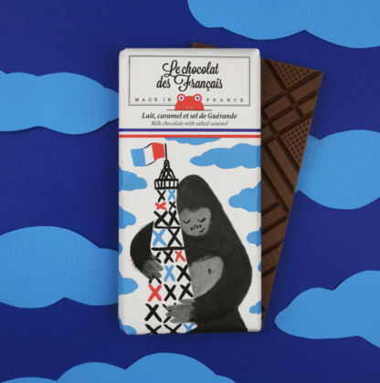 Le Chocolat des Francais - King Kong / 80g, piim 41% soolatud karamelliga