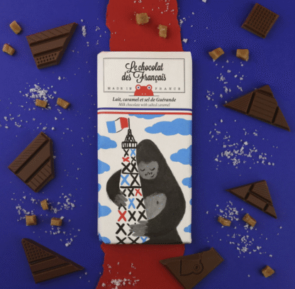 Le Chocolat des Francais - King Kong / 80g, piim 41% soolatud karamelliga - Image 2