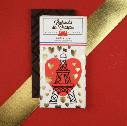 Le Chocolat des Francais - Tour eiffel nuage/ 80g, piim 41% mandlitega