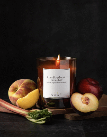 Nore küünal – Virsik-ploom-rabarber 220g