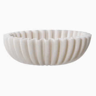 House Nordic kauss, Polyresin. Beige ø20x6.5cm