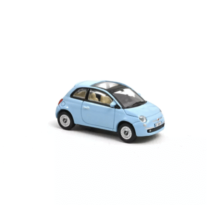 NOREV mudelauto, Fiat 500 2008 Blue 1:87 - Image 3