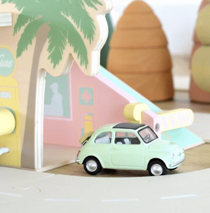 NOREV mudelauto, Fiat 500 F 1965 Light Green Jet-car 1:43