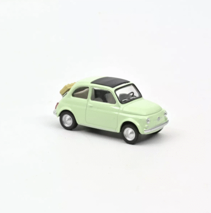 NOREV mudelauto, Fiat 500 F 1965 Light Green Jet-car 1:43 - Image 4