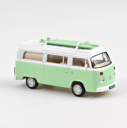 NOREV mudelauto, VW Combi T2b Camper Van 1973 Green Jet-car 1:43 - Image 2