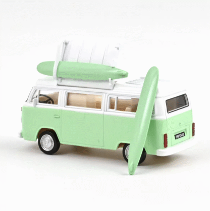 NOREV mudelauto, VW Combi T2b Camper Van 1973 Green Jet-car 1:43 - Image 3