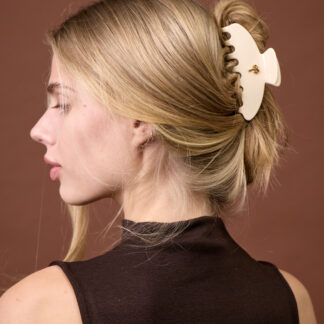 Fan Palm juukseklamber, Ivory