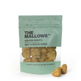 The Mallows Orgaanilised vahukommid (90g) Golden Hearts – Dulce Choc + Salt