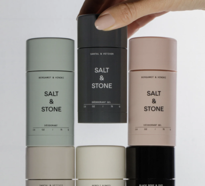SALT & STONE naturaalne deodorantgeel, eriti tundlikule nahale, SANTAL & VETIVER - Image 2