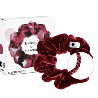 Bellody sametist punane Scrunchie, 1tk