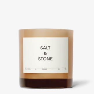 SALT & STONE lõhnaküünal, SAFFRON & CEDAR