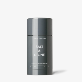 SALT & STONE naturaalne deodorantgeel, eriti tundlikule nahale, SANTAL & VETIVER