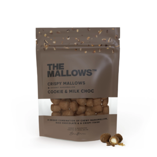 The Mallows - krõmpsuvad vahukommid küpsise ja piimašokolaadiga, 90g