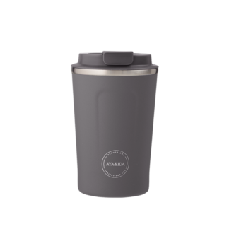 AYA&IDA - haara kaasa kohvitops, Dark Grey, 380ml