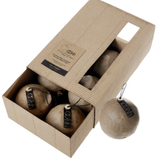 Lübech Living - Jõuluehted, 6tk karbis, naturaalne