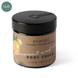 Bonobo - Kehakreem, Kookose & laimi, rahustab ja niisutab, 60ml