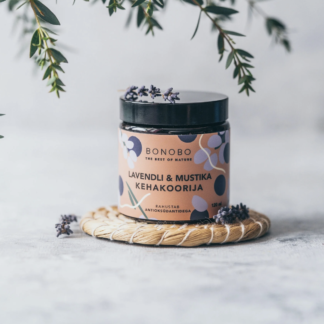 Bonobo - Kehakoorija, Mustika & lavendli, antioksüdantidega! 120ml