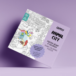 OMY - hiiglaslik plakat, ANIMAL CITY