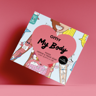 OMY - hiiglaslik kleepsuplakat, otsi ja leia, MY BODY