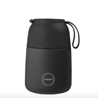 AYA&IDA - Söögitermos, Foodie, matte black, 500ml