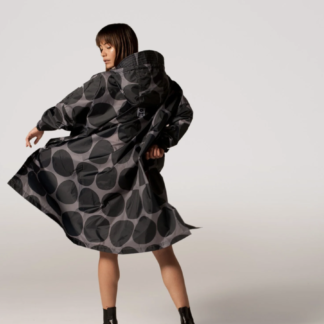 Rainkiss vihmakeep -Black Polka