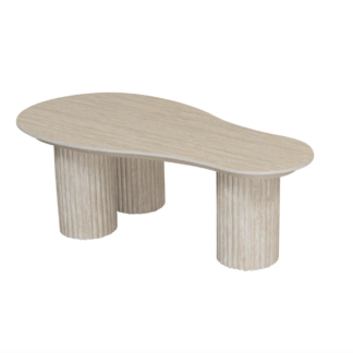 Pole To Pole - Diivanilaud, Large Ceramic Travertine