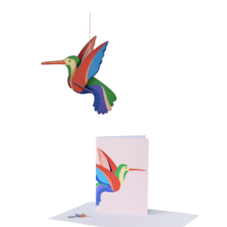 Studio ROOF - Pop-Up kaart, koolibri