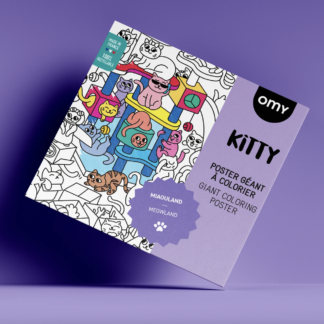 OMY - hiiglaslik värviplakat, KITTY