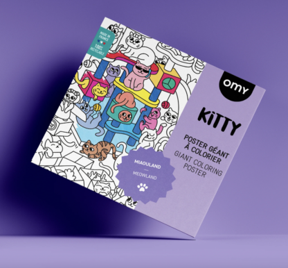 OMY - hiiglaslik värviplakat, KITTY