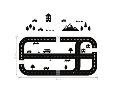 Autode võistlusrada - põrandakleebis - Image 2