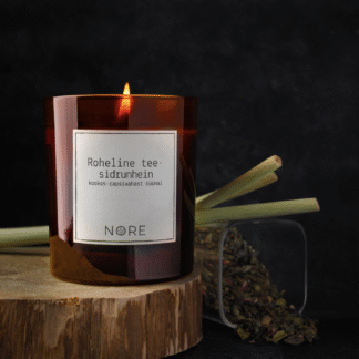 Nore küünal – Roheline tee-sidrunhein 220g