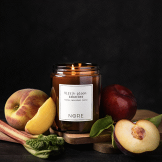 Nore küünal – Virsik-ploom-rabarber