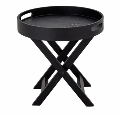 Bloomingville kohvilaud, Tray Table, Black, Rubberwood - Image 2