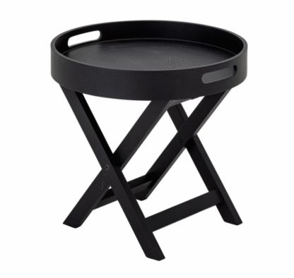 Bloomingville kohvilaud, Tray Table, Black, Rubberwood
