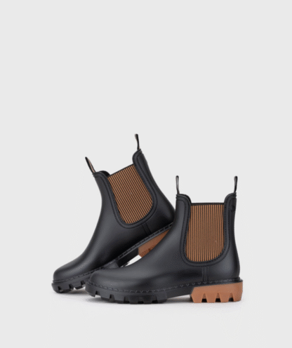 IGOR kummiksaapad, Rock Bicolor, Black/Caramel - Image 4
