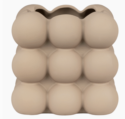 House Nordic lillepott, Ceramic, Brown - Image 4