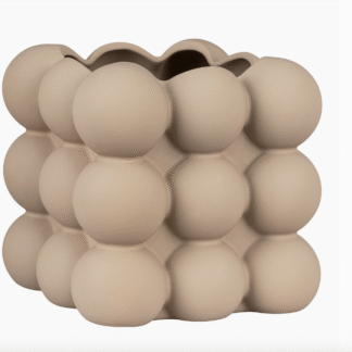 House Nordic lillepott, Ceramic, Brown