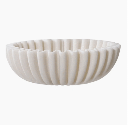 House Nordic kauss, Polyresin. Beige ø20x6.5cm
