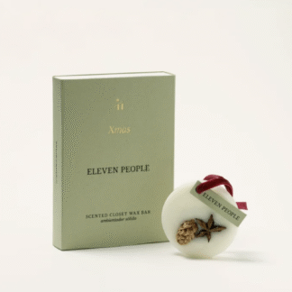 Eleven People JÕULU lõhnastatud garderoobi vahaplaat, Rose, Apple, Oak Moss & Cedar