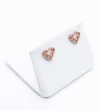 KiRiVOO Kõrvarõngad, 2D HEART - Image 3