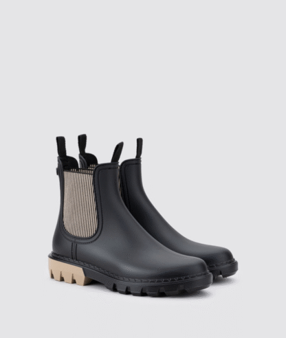 IGOR kummiksaapad, ROCK black/beige