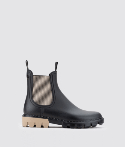IGOR kummiksaapad, ROCK black/beige - Image 2