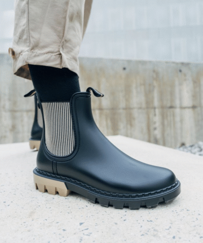 IGOR kummiksaapad, ROCK black/beige - Image 4