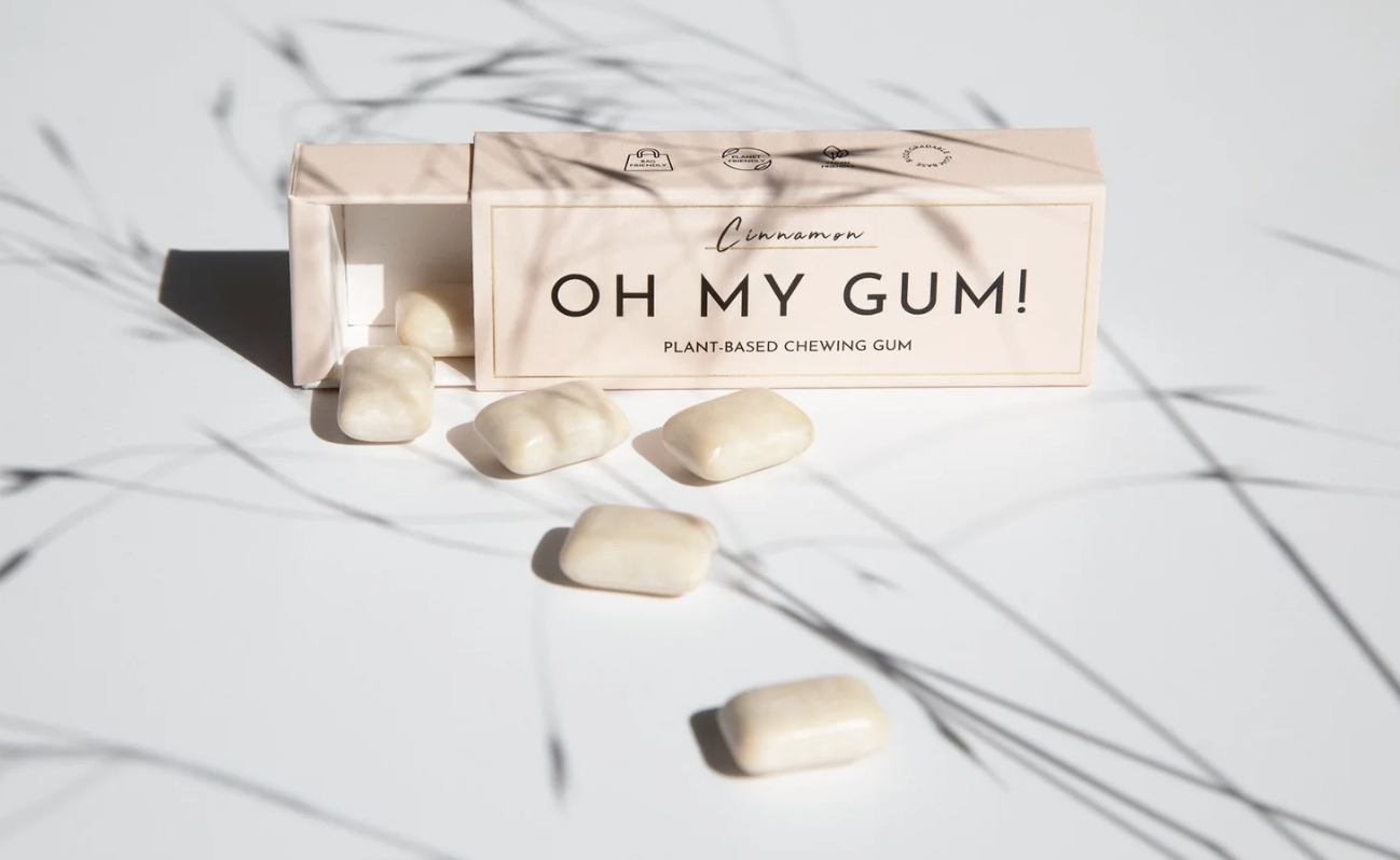 Oh My Gum Kaneeli maitseline närimiskumm - plastivaba | suhkruvaba | taimne - Image 2