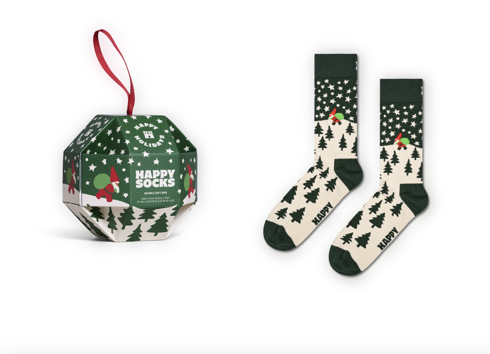 HAPPY SOCKS – Kinkepakk Snow Globe 36-40/41-46 - Image 2